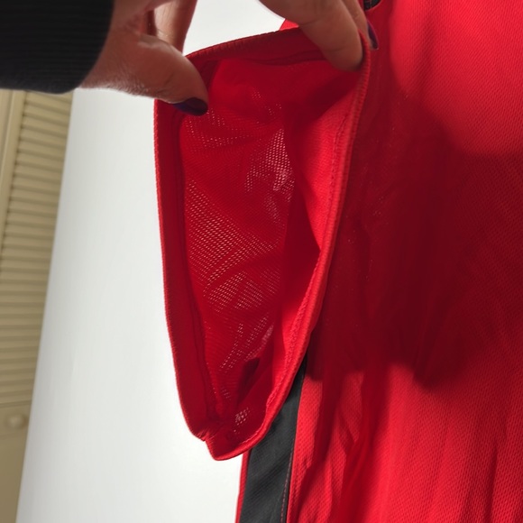 NWT XPBX Pro Mens Polo Red Black Stretch Top Shirt Lightweight L LARGE - Picture 5 of 6